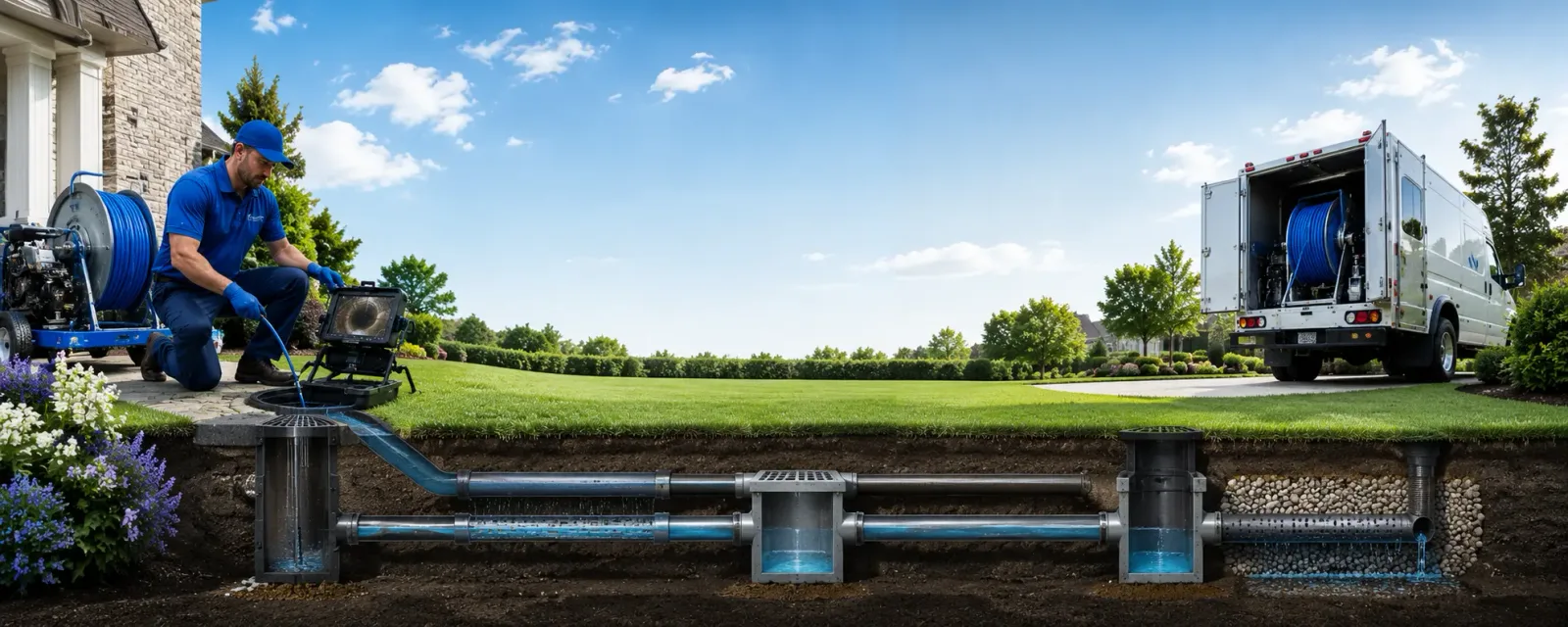 Outdoor drain cleaning information for Lyndhurst, NJ